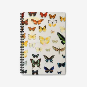Butterfly Rainbow Spiral Notebook