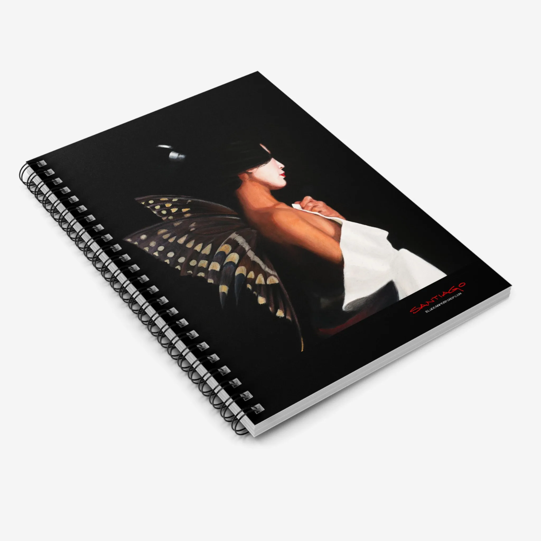 Butterfly Woman Spiral Notebook