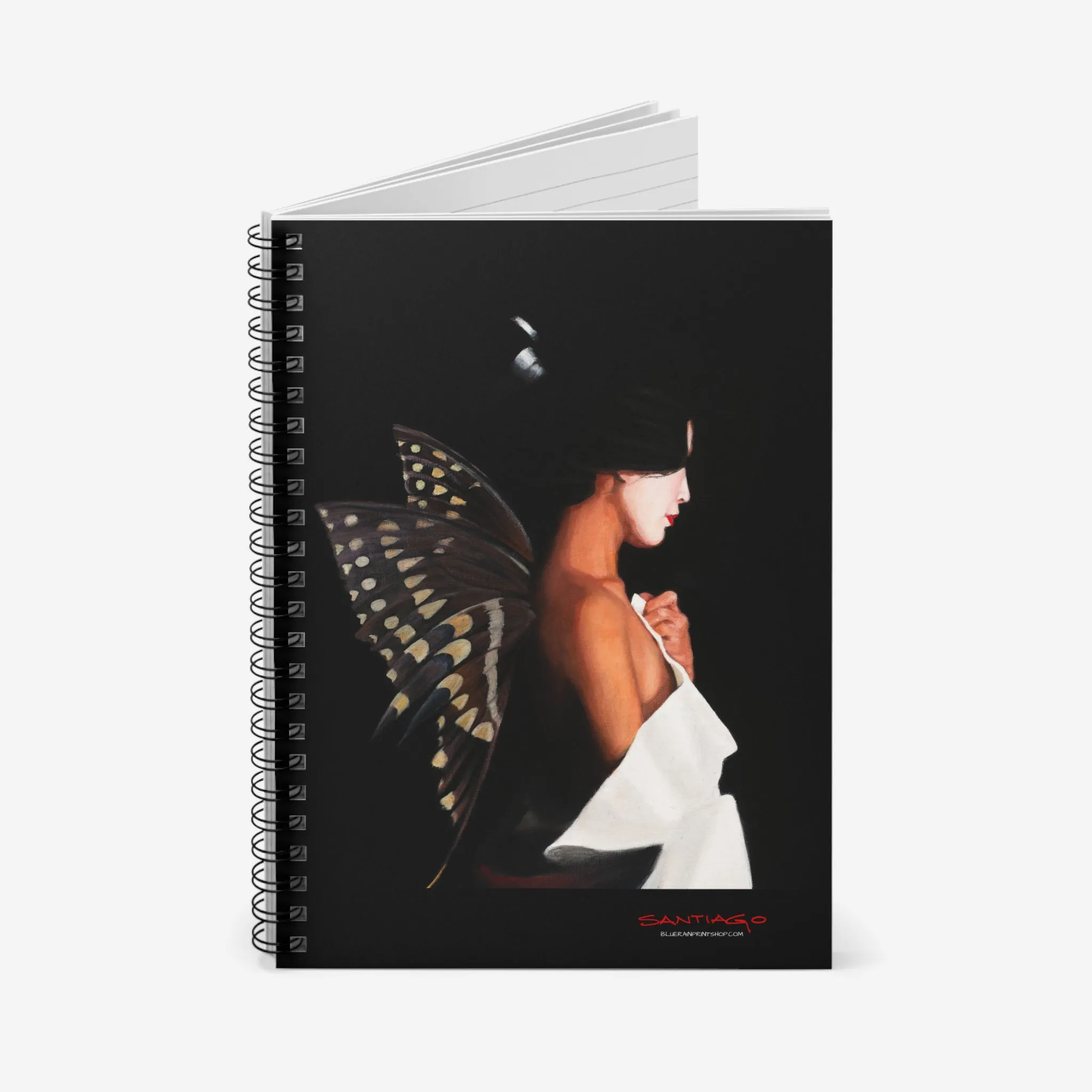 Butterfly Woman Spiral Notebook