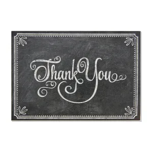 Chalkboard Thank You Notes
