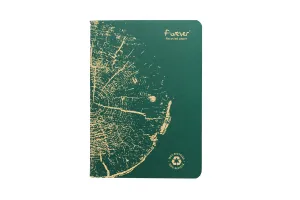 Clairefontaine Forever Recycled Staplebound A5 Notebook - Pine Green