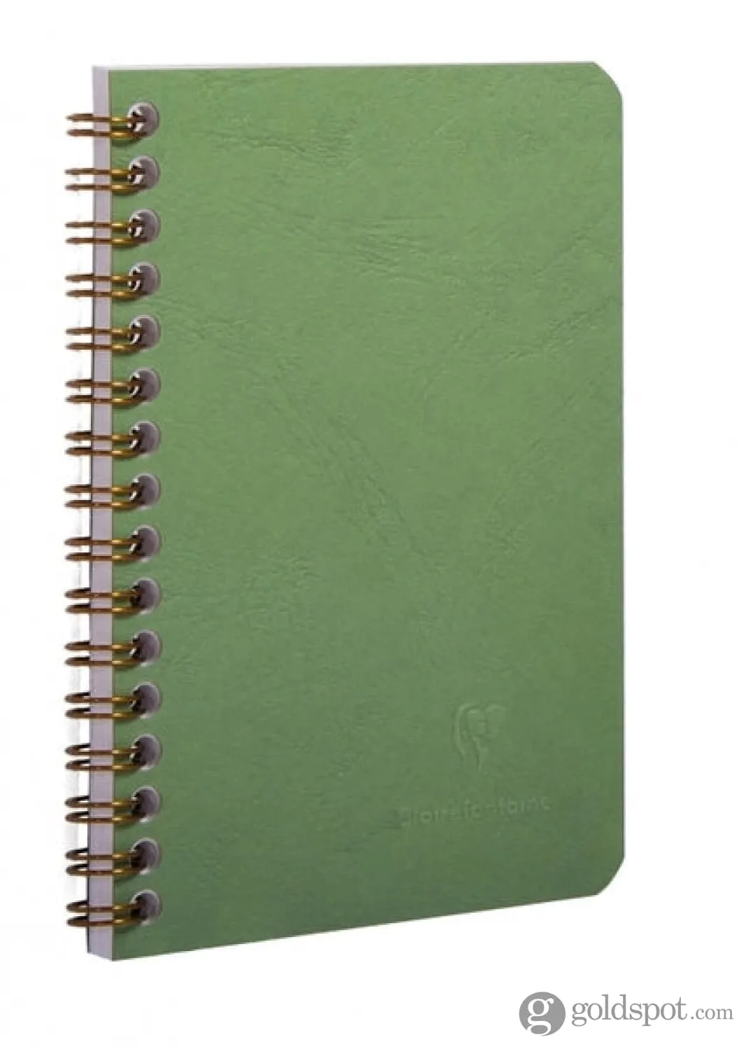 Clairefontaine Wirebound Basics Ruled Notebook in Green