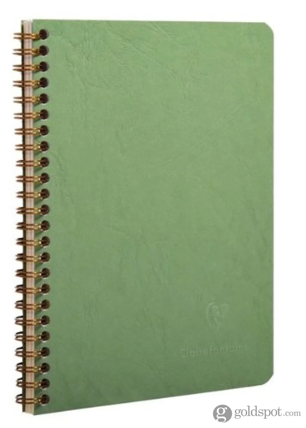 Clairefontaine Wirebound Basics Ruled Notebook in Green