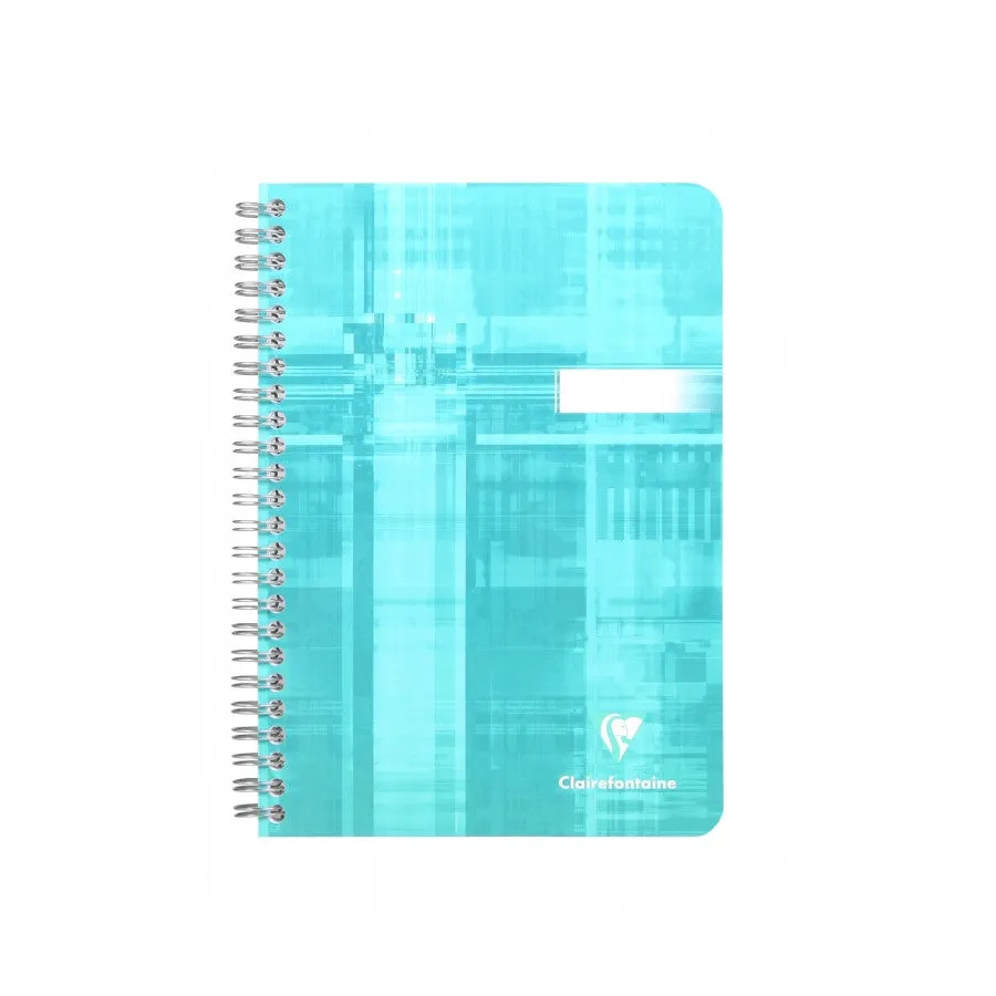 Clairefontaine Wirebound Notebook - Ruled 90 sheets - 6 x 8 - Assorted