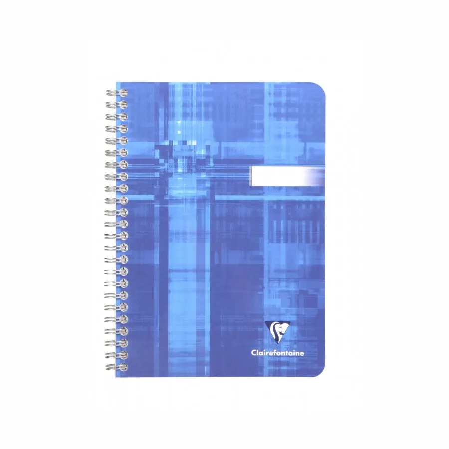 Clairefontaine Wirebound Notebook - Ruled 90 sheets - 6 x 8 - Assorted