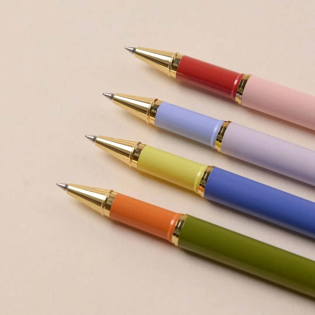 Colour Block Pens Cobalt & Army Green