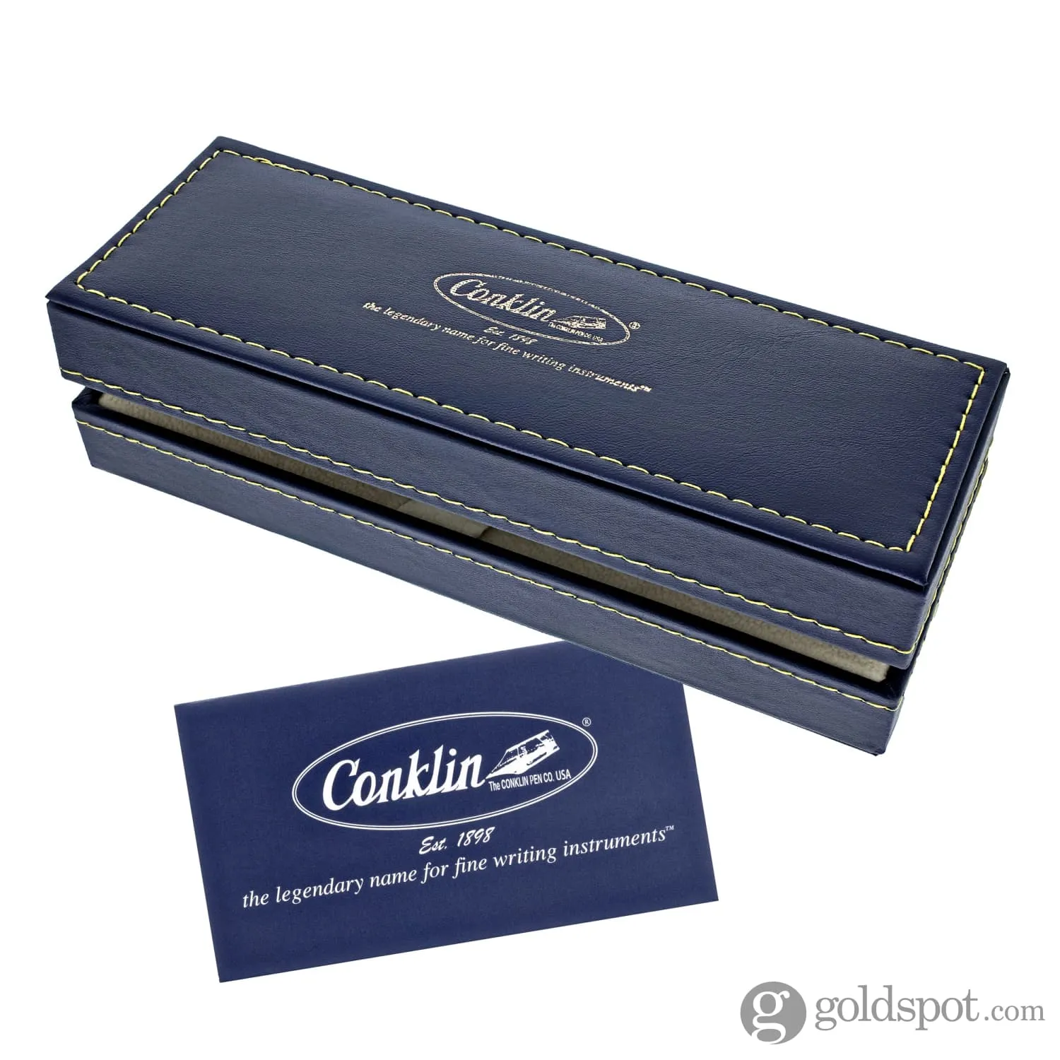Conklin Herringbone Signature Ballpoint Pen in Silver