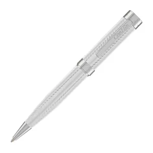 Conklin Herringbone Signature Ballpoint Pen in Silver