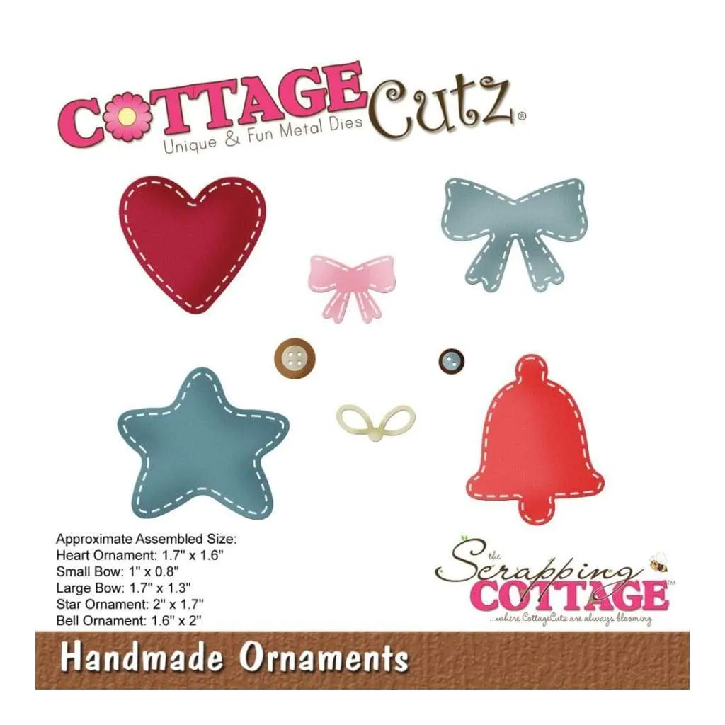CottageCutz Die - Handmade Ornaments .4inch To 1.7inch*