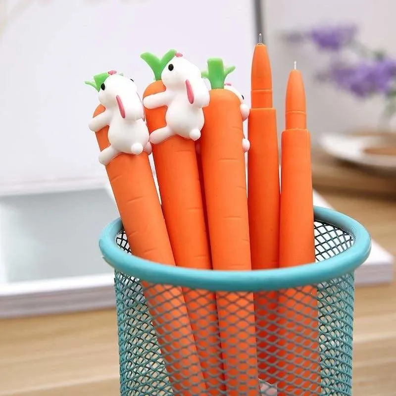 Creative Carrot Rabbit Gel Pens