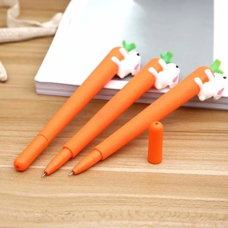 Creative Carrot Rabbit Gel Pens