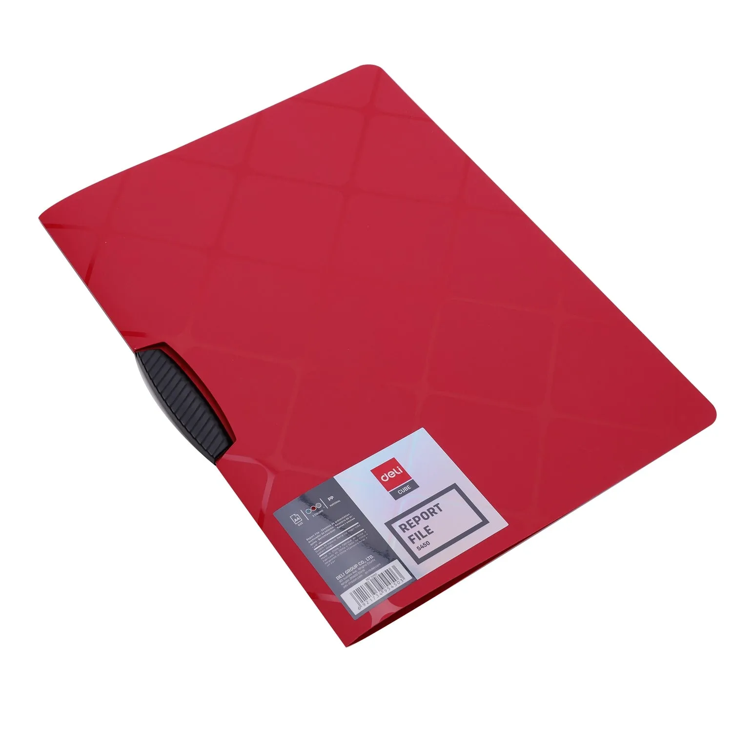 Deli Cube Report File Swing Clip A4 3C