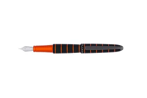 Diplomat Elox Ring Fountain Pen - Orange Black