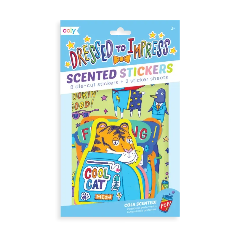 Dressed to impress scented stickers