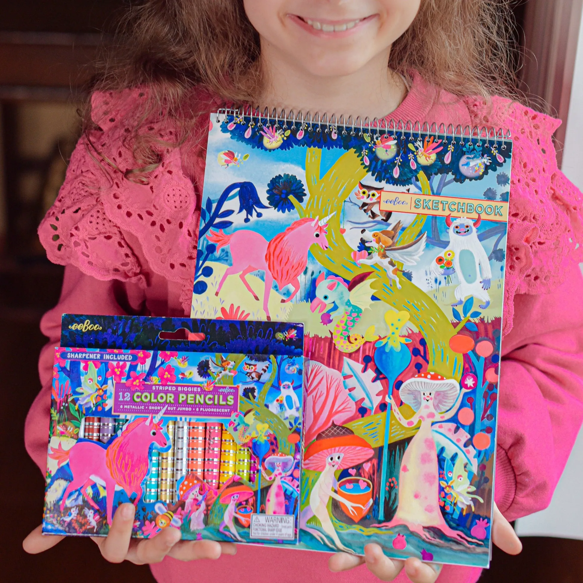 eeBoo Magical Creatures Sketchbook