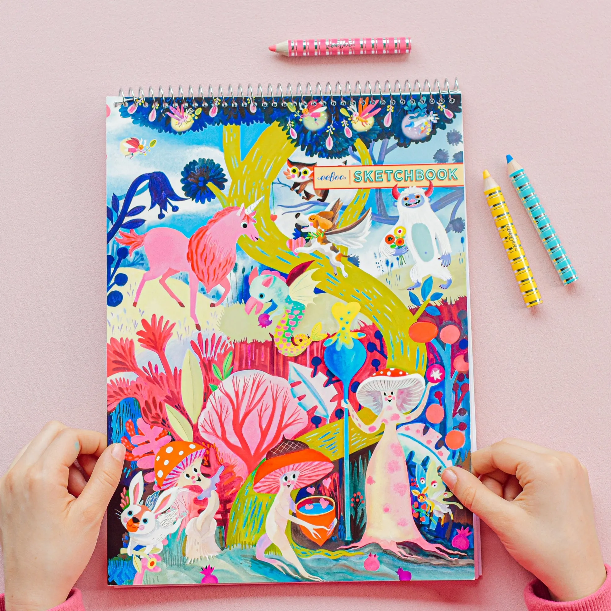 eeBoo Magical Creatures Sketchbook