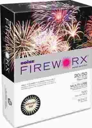 Fireworx Colored Paper' 20Lb' 8-1/2 X 11' Rat-A-Tat Tan' 500 Sheets/Ream