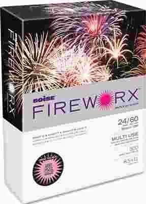 Fireworx Colored Paper' 24Lb' 8-1/2 X 11' Hot Pink Mimi' 500 Sheets/Ream