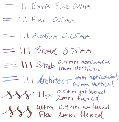 FPR #6 Two-tone EF Ultra Flex Nib Unit