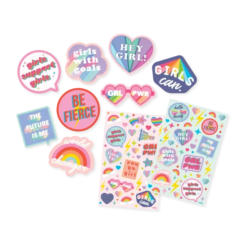 grl pwr scented stickers - 10 piece set