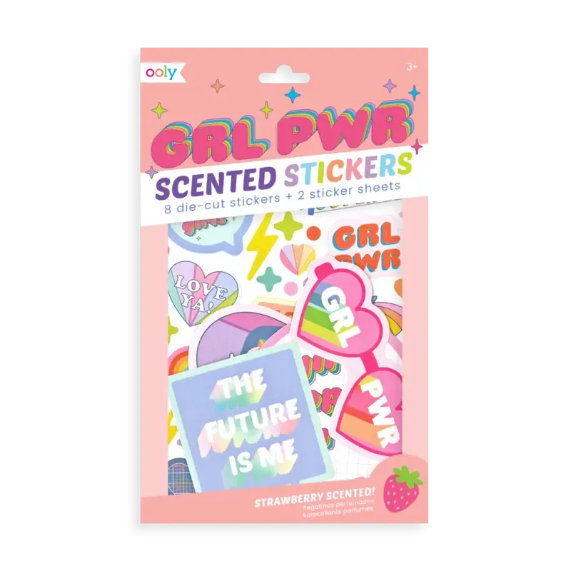 grl pwr scented stickers - 10 piece set