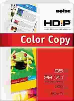 Hd:P Color Copy Paper' 98 Brightness' 28Lb' 8-1/2 X 11' White' 500 Sheets/Ream