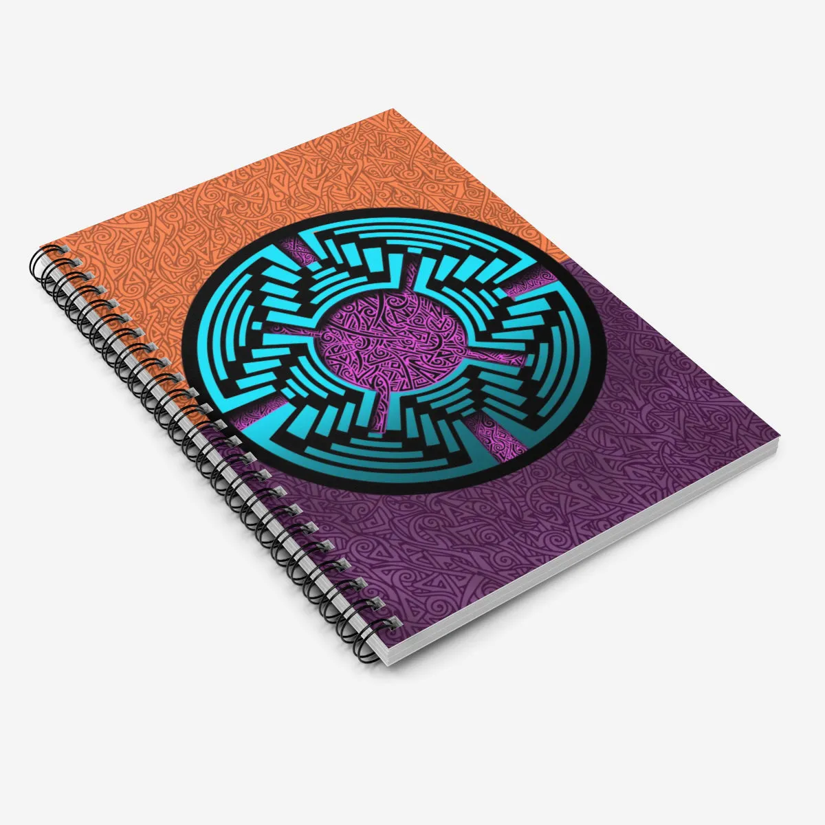 Hiosik Futurism I Spiral Notebook