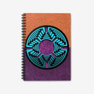 Hiosik Futurism I Spiral Notebook