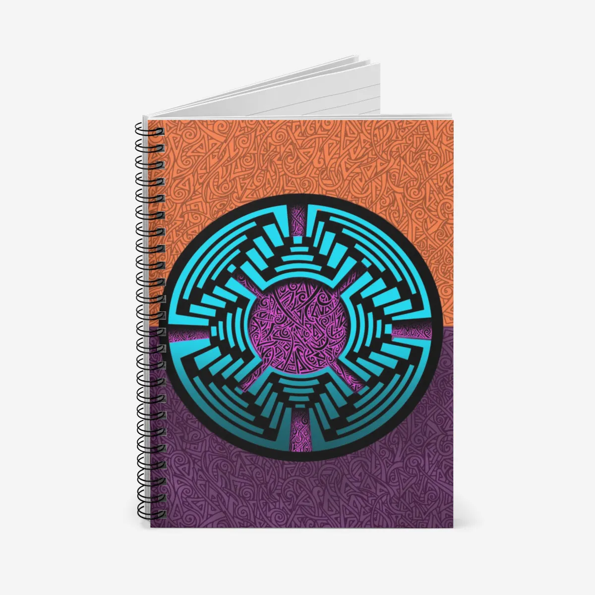 Hiosik Futurism I Spiral Notebook