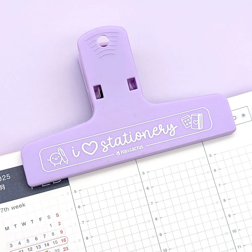 I Love Stationery Magnetic Clip