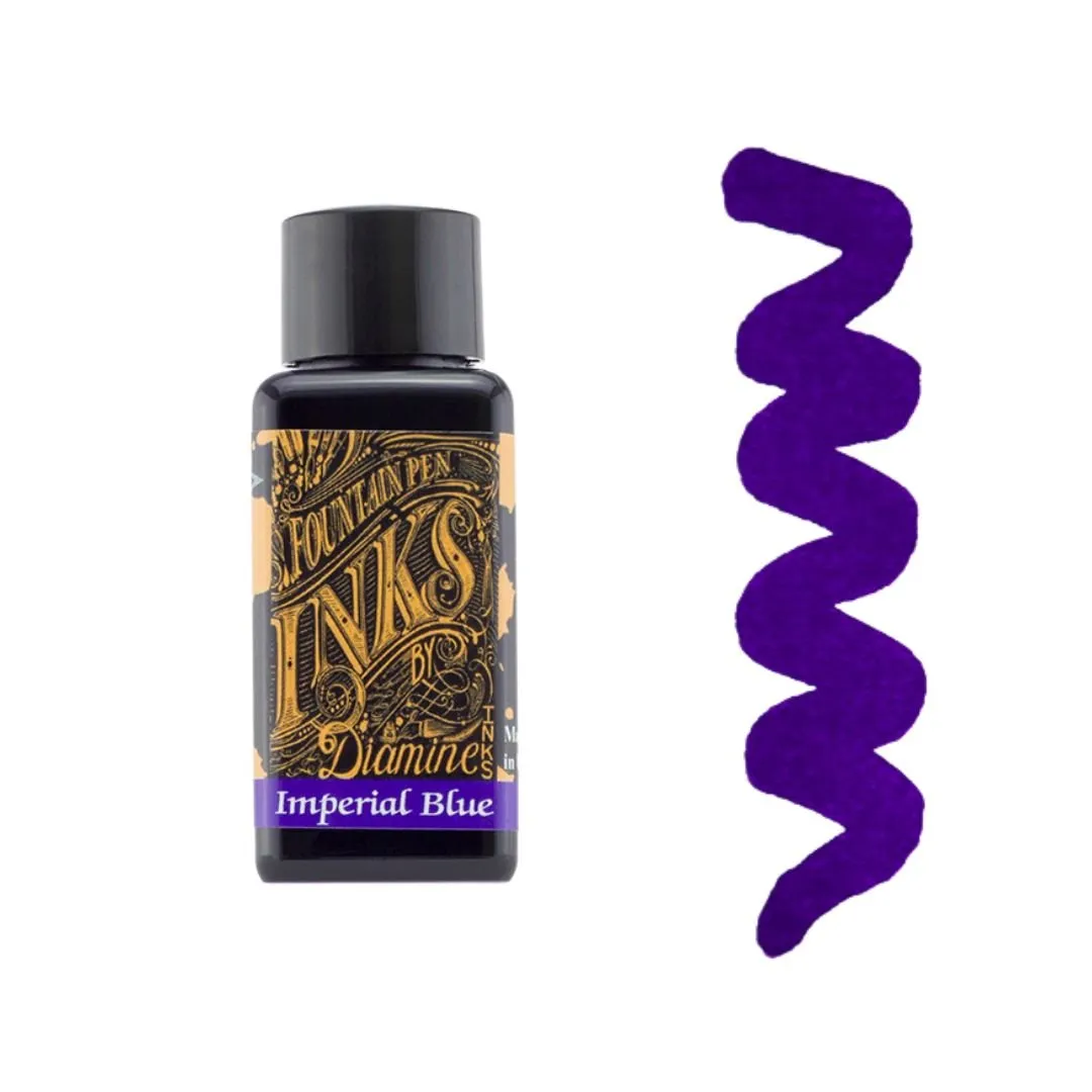 Imperial Blue Diamine Fountain Pen Ink 30ml