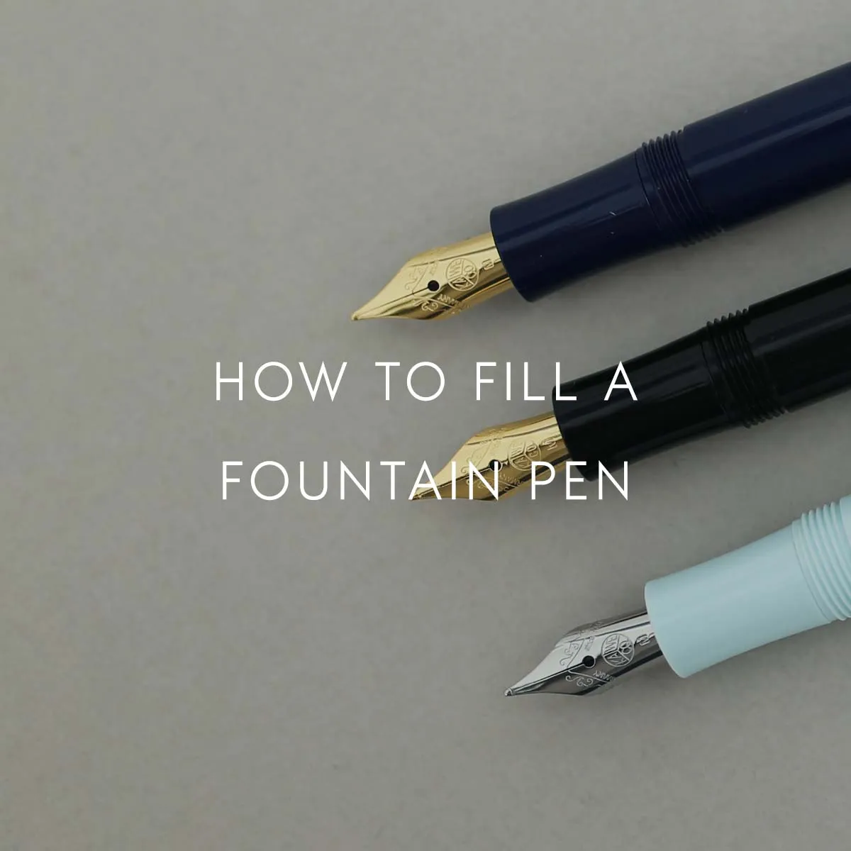 KAWECO PERKEO FOUNTAIN PEN // OLD CHAMBRAY