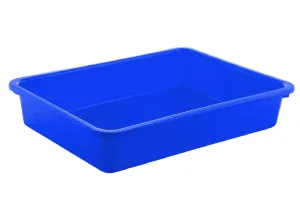 Kuber Industries Stationary Office Tray|Solid Plastic Material|File, Document, Paper Organizer|/Papers/Letters/folders Holder Desk Organizer (Color may Vary), Rectangular