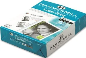 Laser Print Office Paper' 98 Brightness' 28Lb' 8-1/2 X 11' White' 500 Shts/Ream