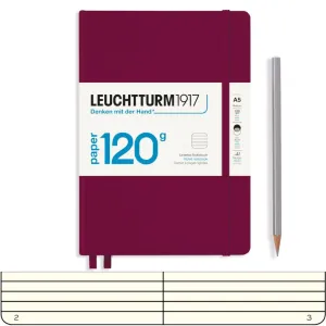 Leuchtturm1917 A5 Medium 120G Notebooks - Ruled