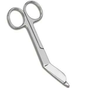 Lister Bandage Scissors, Stainless Steel 5.5 inch Length, Curved
