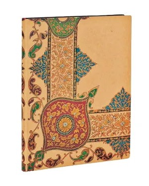Lyon Florals Visions of Paisley Ivory Kraft Notebook