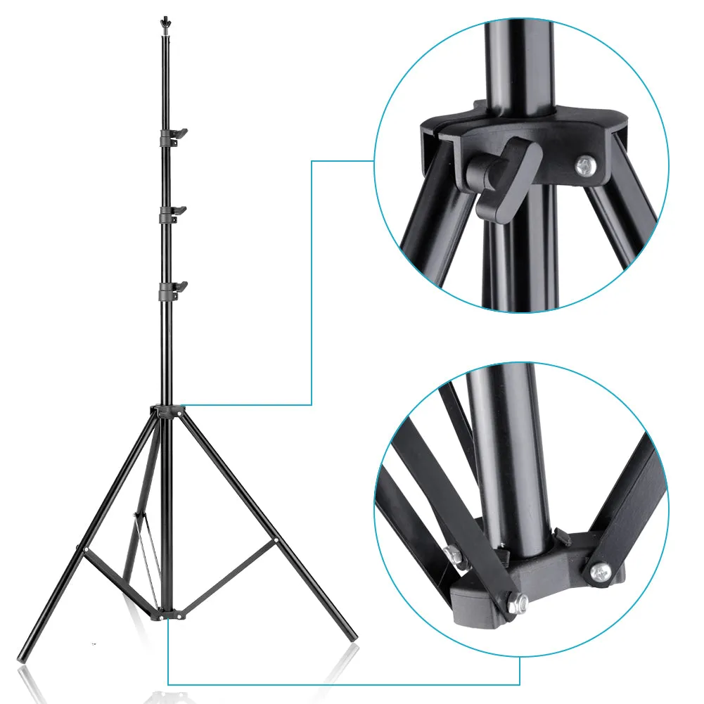NEEWER 2.6x3m Background Stand Support System with Backdrop