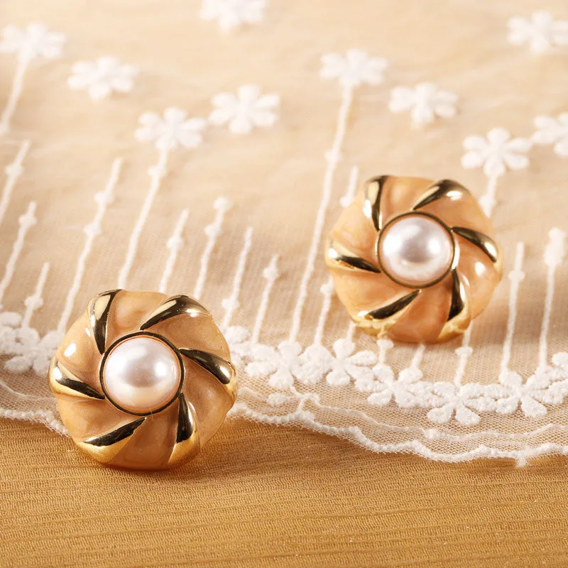 Pearl Ear Clips No Piercing Earrings