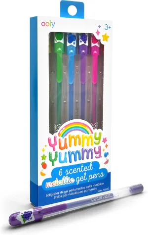 PENS GEL METALLIC SCENTED YUMMY