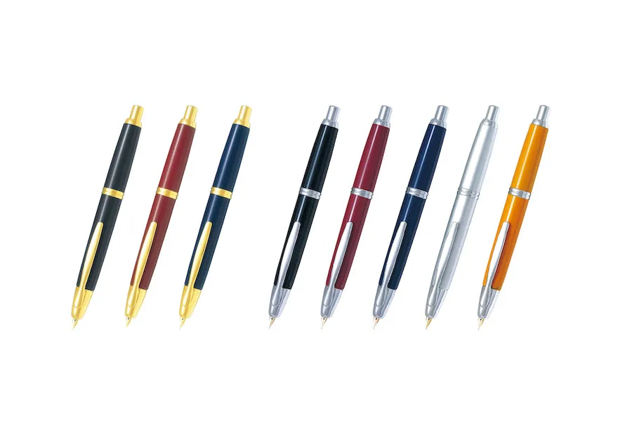 PILOT Fountain Pen Capless Vanishing Point - Silver - M（FCN-1MR-S-M）