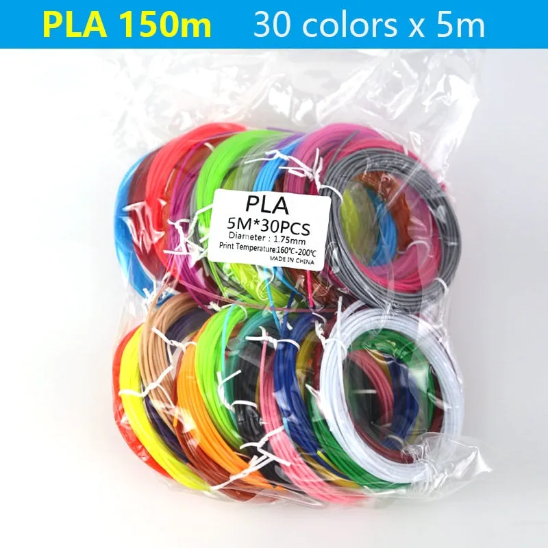 PLA/ABS 3D Pen Filament 10/20 Rolls 10M Diameter 1.75mm 200M Plastic Filament For 3D Pen 3D Printer pen,Color Does Not Repeat