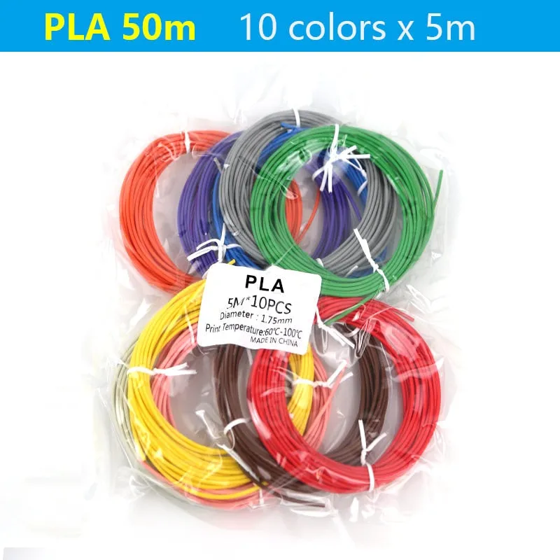 PLA/ABS 3D Pen Filament 10/20 Rolls 10M Diameter 1.75mm 200M Plastic Filament For 3D Pen 3D Printer pen,Color Does Not Repeat
