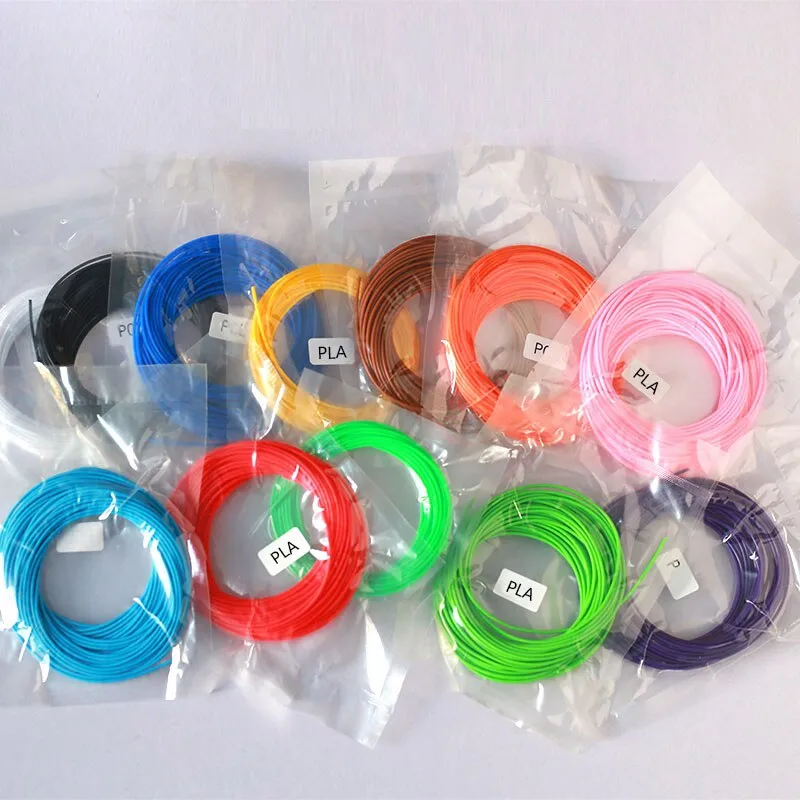 PLA/ABS 3D Pen Filament 10/20 Rolls 10M Diameter 1.75mm 200M Plastic Filament For 3D Pen 3D Printer pen,Color Does Not Repeat