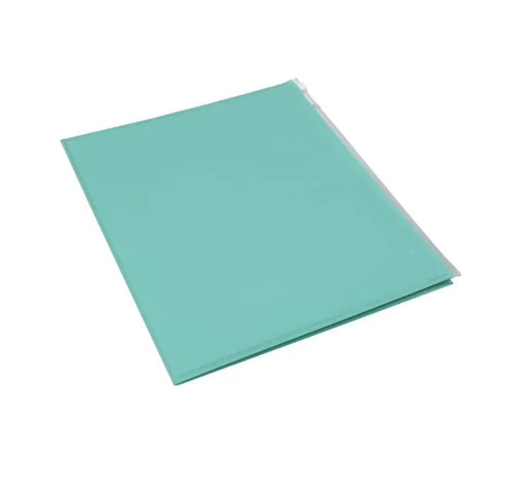 Plastic File Folders with Zip Cover Pockets