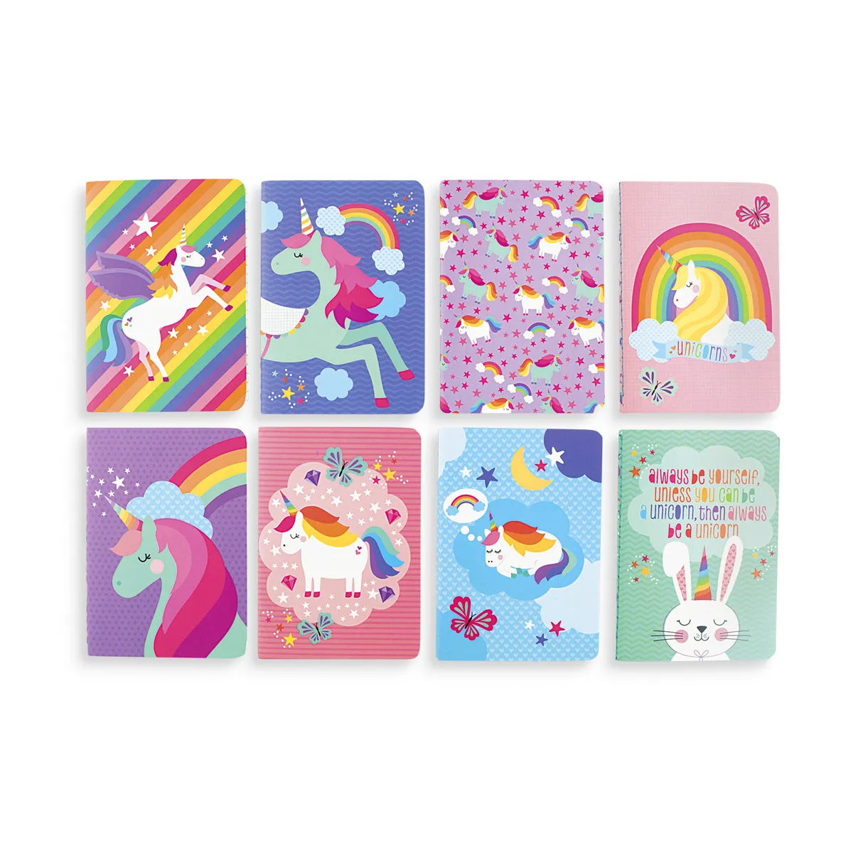 Pocket Pal Mini Journals - Set of 8 - Unique Unicorns