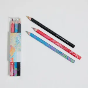 Pointillist magic pencil trio