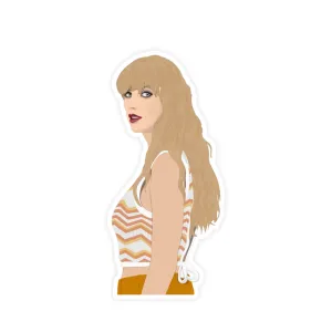 Pop Star Profile Pose Sticker