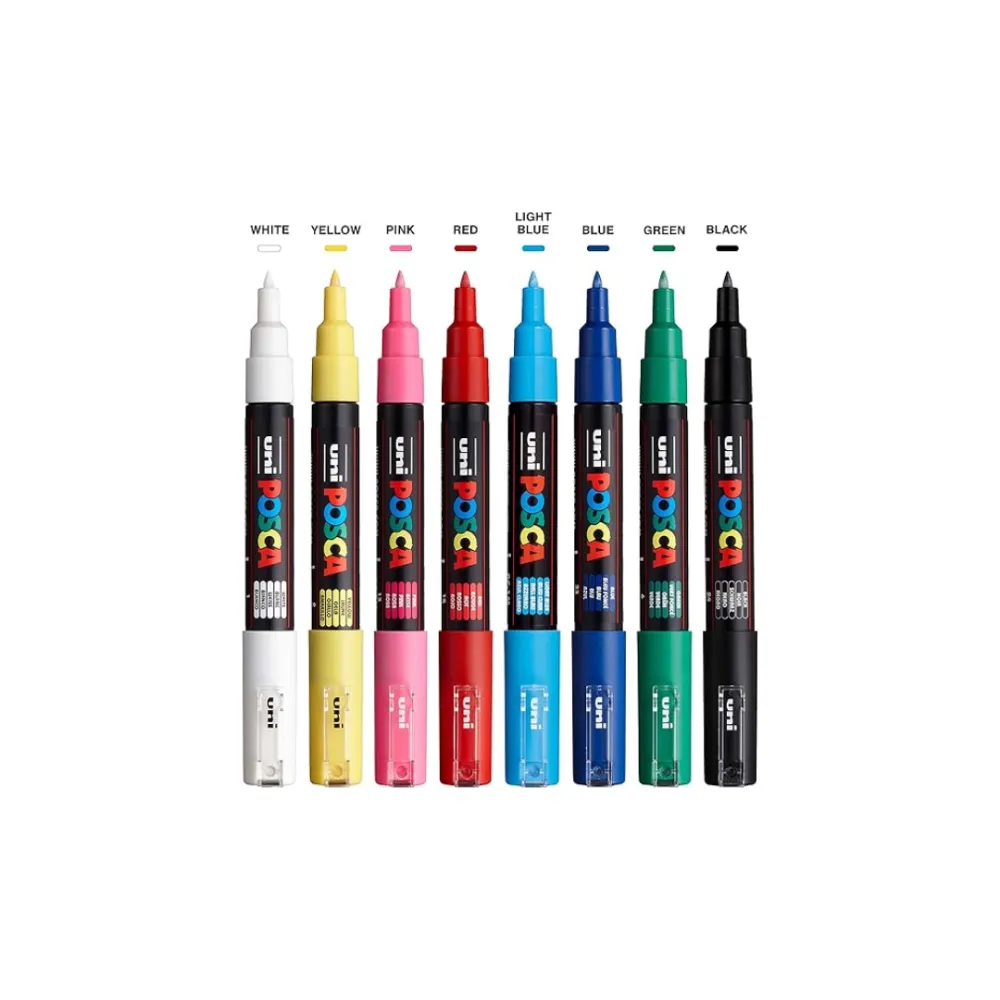 Posca Marker Set PC-1M 8pc