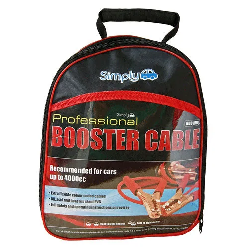Professional HD 200Amp Jump Booster Cables - 2.5M